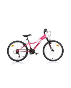 Bicicletta Bambino Ring Girl 24 pollici Bicicletta Ragazza Rosa Dino Bikes