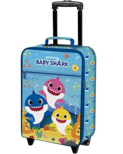 Valigia Trolley Morbido Baby Shark