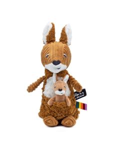 Les Deglingos Peluche Canguro Marrone con Cucciolo