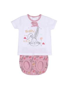 Completino 2 pezzi neonata estivo Bugs Bunny