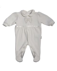 Ellepi Tutina in Ciniglia con Stampa e Applicazione Strass Fiocchetto