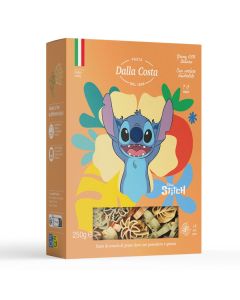 Dalla Costa Pasta Disney Lilo & Stitch Pasta Tricolore con Pomodoro e Spinaci  Confezione Risparmio 15x250gr