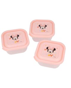Set 3 contenitori per alimenti Disney Baby Minnie