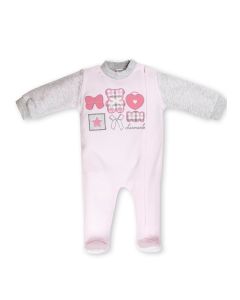 Ellepi Pigiamone Bimba Felpa Fiocchi