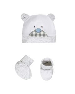 Ellepi Set Cappellino e Scarpine Orsetto per Neonato