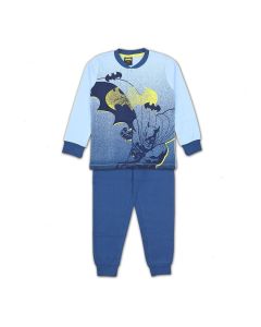 Batman Pigiama Lungo Autunno Inverno Blu