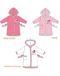 Ellepi Accappatoio con Cappuccio Disney Baby Minnie