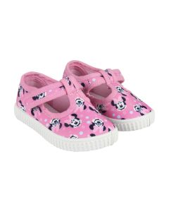 Scarpa in Tela con occhielli Minnie Fuxia
