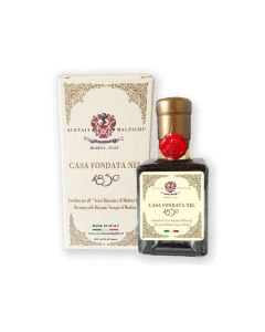Acetaia Malpighi – Condimento all’Aceto Balsamico di Modena IGP Casa Fondata nel 1850 – 50 ml – Lunga Maturazione in Botti di Rovere – Senza Caramello