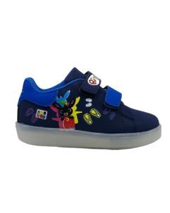 Scarpe Sneakers Bing con Strappi e Luci Blu