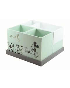 Set Scrivania Topolino Contenitori in Legno