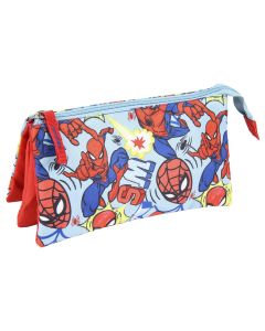 Spiderman Astuccio Scuola bustina con 3 scompartimenti