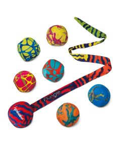 Waboba Flungle – Set 6 Bocce Morbide e Tailball, Gioco Outdoor per Famiglie