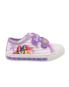 Scarpe In Tela Con Luci Primavera Estate Viola Barbie