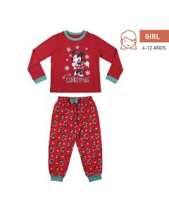 Pigiama Natalizio Bambina Minnie Family
