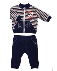 Ellepi Tuta 2 Pezzi Neonato a Righe