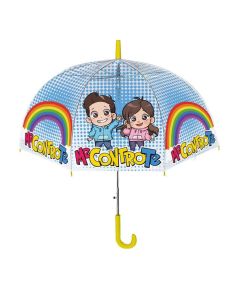 Ombrello Manuale Me contro Te cupola trasparente