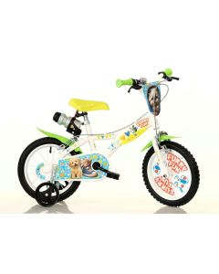 Bicicletta Bambino Furry Fun 14 pollici Dino Bikes