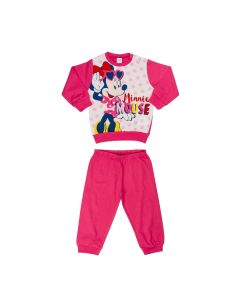 Minnie Pigiama in Jersey di Cotone Ellepi Fuxia