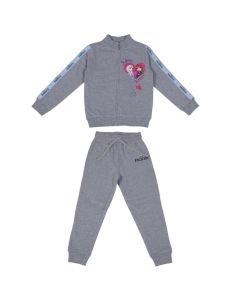 Tuta Disney Frozen felpa con zip Grigio