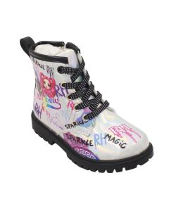 Anfibi Rainbow High con chiusura laterale Iridescenti