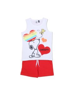 Completo Mare Snoopy Bianco
