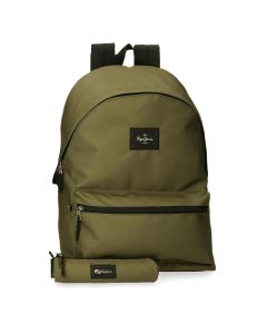 Pepe Jeans Zaino Scuola Porta Computer e Astuccio