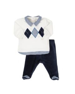 Ellepi Completo Ciniglia Neonato con Inserto Piquet