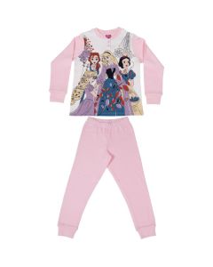 Pigiama Principesse Disney Rosa Confetto Maniche lunghe