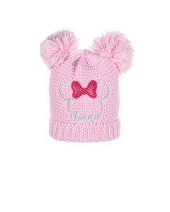 Berretto con Pon Pon Rosa Minnie