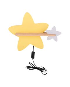 Lampada per Bambini Applique con Mensola Star