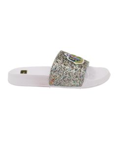 Ciabatte Glitterate Argento Rainbow High