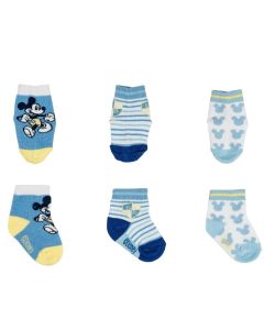 Set 3 Calzini Topolino Ellepi Bianco e Azzurro
