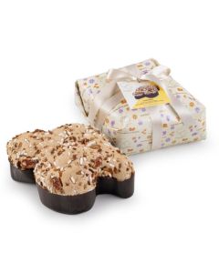 Cioccolato Gourmet Colomba Cioccolato bianco, caramello salato e noci pecan 750gr