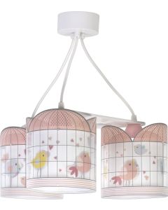 Plafonieria a 3 Faretti Little Birds