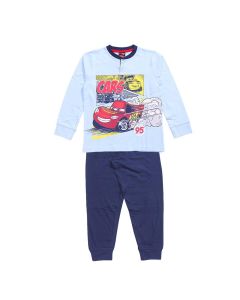 Disney Cars Pigiama Primaverile Bambino Azzurro
