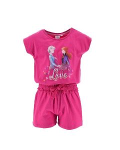 Completo maglia e pantalocini Frozen Fuxia