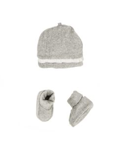 Ellepi Set Cappellino e Scarpine bimba in Ciniglia
