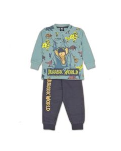 Jurassic World Pigiama Lungo Autunno Inverno Verde