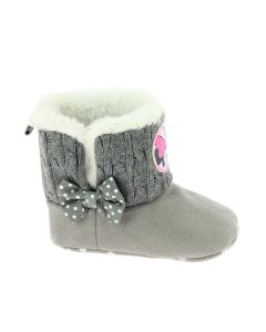 Stivaletto neonata Minnie Grigio