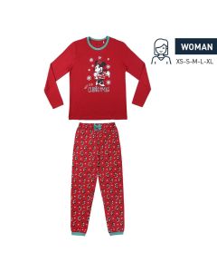 Pigiama Donna Natalizio Minnie Family