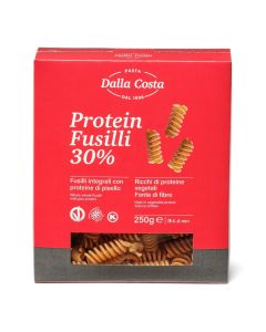 Dalla Costa Pasta Proteica Fusilli 30% Proteine pisello confezione risparmio 8 x250 grammi