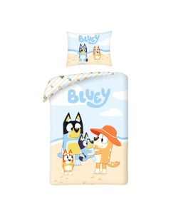 Bluey Parure Copripiumino per Letto  Singolo