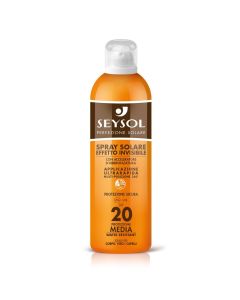 Seysol Spray Solare Effetto Invisibile SPF 20 media con acceleratore di abbronzatura 150ml
