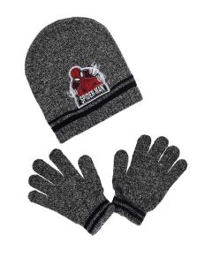 Set berretto e guanti Spiderman Grigio