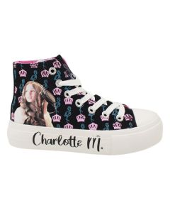 Scarpe Sneakers Alte Charlotte M Nere