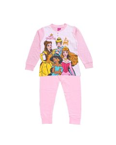 Pigiama Principesse Disney Primaverile Maniche Lunghe Rosa