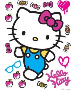 Hello Kitty Decorazione Adesiva 65x85cm
