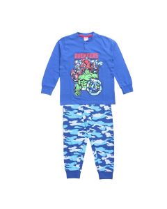 Pigiama Primaverile Avengers Blu