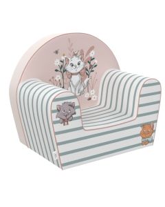 Marie Poltroncina Morbida per Bambine Disney, Sfoderabile e Lavabile , ideale per cameretta e area gioco